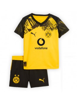 Billige Borussia Dortmund Hjemmedraktsett Barn 2025-26 Kortermet (+ Korte bukser)